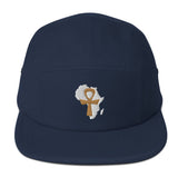 Africa Egyptian Ankh Cross Five Panel Cap - Conscious Apparel Store