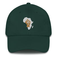 Africa Map Fist Ball Cap - Conscious Apparel Store