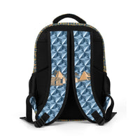 African Queen Casual Backpack (Blue) (6 Colors Available) - Conscious Apparel Store