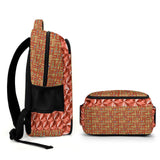 African Queen Casual Backpack (Red - Rust) (6 Colors Available) - Conscious Apparel Store