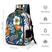 African Queen Casual Backpack (White) (6 Colors Available) - Conscious Apparel Store