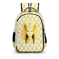 African Queen Casual Backpack (White) (6 Colors Available) - Conscious Apparel Store