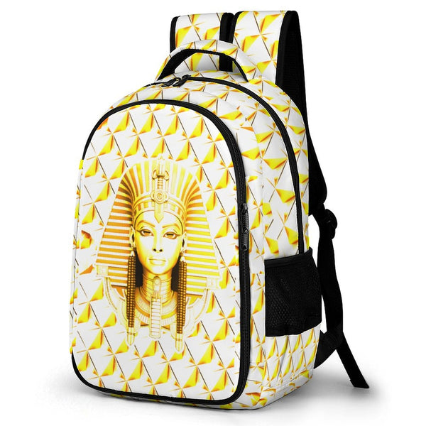 African Queen Casual Backpack (White) (6 Colors Available) - Conscious Apparel Store