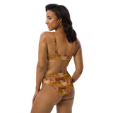 Ancient Egyptian Temple Art high - waisted bikini - Conscious Apparel Store