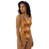 Ancient Egyptian Temple Art One - Piece Swimsuit - Conscious Apparel Store