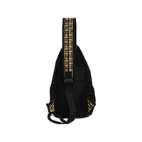 Ankh Cross Hieroglyphics (Black) Casual Chest Bag (6 Colors Available) - Conscious Apparel Store