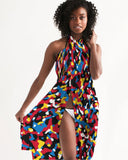 Antigua & Barbuda Flag Camo All - Over Print Swim Cover Up - Conscious Apparel Store