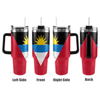 Antigua Flag 40oz Tumbler with Black Handle - Conscious Apparel Store