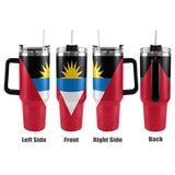 Antigua Flag 40oz Tumbler with Black Handle - Conscious Apparel Store