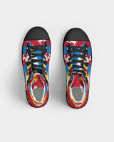 Antigua Flag Camo Men's Hightop Canvas Shoe - Black (Available options: Men/Women) - Conscious Apparel Store