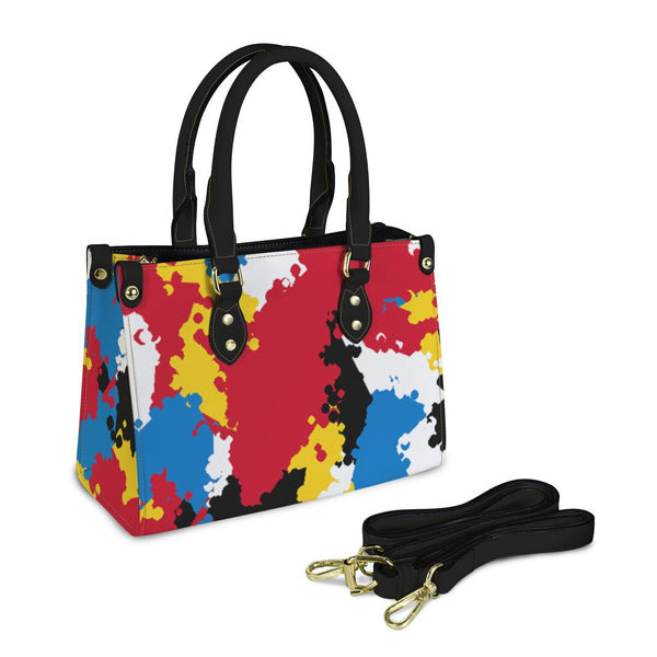 Antigua Flag Camo PU Leather Handbag - Conscious Apparel Store