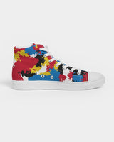 Antigua Flag Camo Women's Hightop Canvas Shoe (Available options: Men/Women) - Conscious Apparel Store