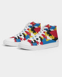 Antigua Flag Camo Women's Hightop Canvas Shoe (Available options: Men/Women) - Conscious Apparel Store