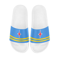 Aruba Flag Women's Slide Sandals - Conscious Apparel Store