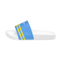 Aruba Flag Women's Slide Sandals - Conscious Apparel Store