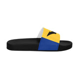 Barbados Flag Women's Slide Sandals - Conscious Apparel Store