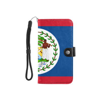 Belize Flag Flip Leather Purse for Mobile Phone/Small - Conscious Apparel Store