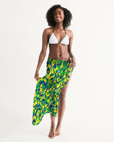 Brazil Flag Camo All - Over Print Swim Cover Up - Conscious Apparel Store