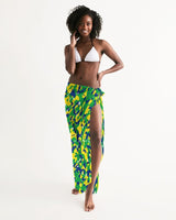 Brazil Flag Camo All - Over Print Swim Cover Up - Conscious Apparel Store