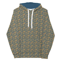 Egyptian Hieroglyphics (Blue) Unisex Hoodie - Conscious Apparel Store