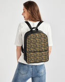 Egyptian Hieroglyphics Nubia Classic Faux Leather Backpack - Conscious Apparel Store