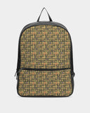 Egyptian Hieroglyphics Olive Classic Faux Leather Backpack - Conscious Apparel Store