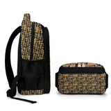 Egyptian Nubia Ankh Cross (Black) Casual Backpack (6 Colors Available) - Conscious Apparel Store