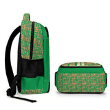 Egyptian Nubia Ankh Cross (Green) Casual Backpack (6 Colors Available) - Conscious Apparel Store