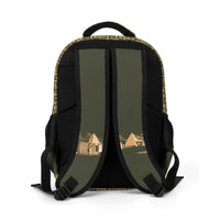 Egyptian Nubia Ankh Cross (Olive) Casual Backpack (6 Colors Available) - Conscious Apparel Store