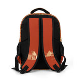 Egyptian Nubia Ankh Cross (Red - Rust) Casual Backpack (6 Colors Available) - Conscious Apparel Store