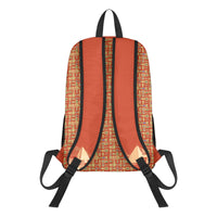 Egyptian Nubia Ankh Cross (Red - Rust) Sports Backpack (6 Colors Available) - Conscious Apparel Store