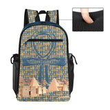 Egyptian Nubia Ankh Cross Sports Backpack (6 Colors Available) - Conscious Apparel Store