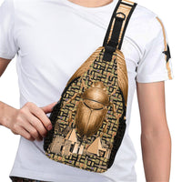 Egyptian Nubia Scarab (Black) Casual Chest Bag (6 Colors Available) - Conscious Apparel Store