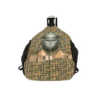 Egyptian Nubia Scarab (Olive) Casual Chest Bag (6 Colors Available) - Conscious Apparel Store