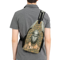 Egyptian Nubia Scarab (Olive) Casual Chest Bag (6 Colors Available) - Conscious Apparel Store