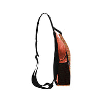 Egyptian Nubia Scarab (Red - Rust) Casual Chest Bag (6 Colors Available) - Conscious Apparel Store