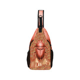 Egyptian Nubia Scarab (Red - Rust) Casual Chest Bag (6 Colors Available) - Conscious Apparel Store