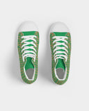 Green Hieroglyphics Men's Hightop Canvas Shoe - Conscious Apparel Store