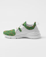 Green Hieroglyphics Men's Two-Tone Sneaker - Conscious Apparel Store