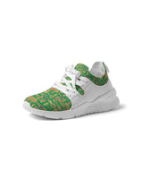 Green Hieroglyphics Men's Two-Tone Sneaker - Conscious Apparel Store