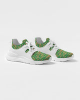 Green Hieroglyphics Men's Two-Tone Sneaker - Conscious Apparel Store