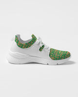 Green Hieroglyphics Men's Two-Tone Sneaker - Conscious Apparel Store