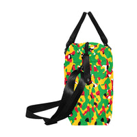 Guyana Flag Camo Large Capacity Duffle Bag - Conscious Apparel Store