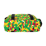 Guyana Flag Camo Large Capacity Duffle Bag - Conscious Apparel Store