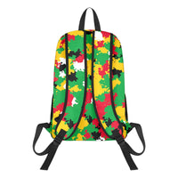 Guyana Flag Camo Leisure Sports Backpack - Conscious Apparel Store