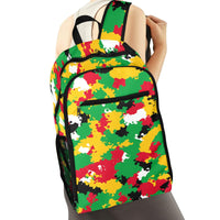 Guyana Flag Camo Leisure Sports Backpack - Conscious Apparel Store