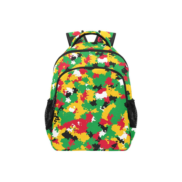 Guyana Flag Camo Multifunctional Backpack - Conscious Apparel Store