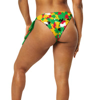 Guyana Flag Camo string bikini bottom - Conscious Apparel Store