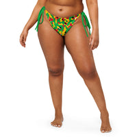 Guyana Flag Camo string bikini bottom - Conscious Apparel Store