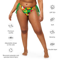 Guyana Flag Camo string bikini bottom - Conscious Apparel Store